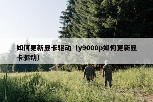 如何更新显卡驱动（y9000p如何更新显卡驱动）