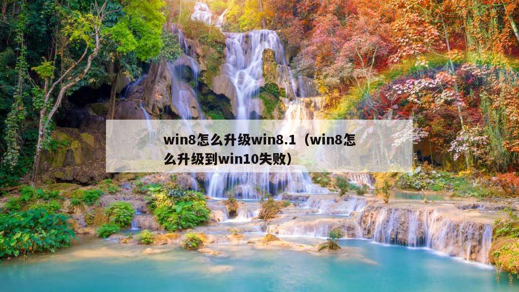 win8怎么升级win8.1（win8怎么升级到win10失败）