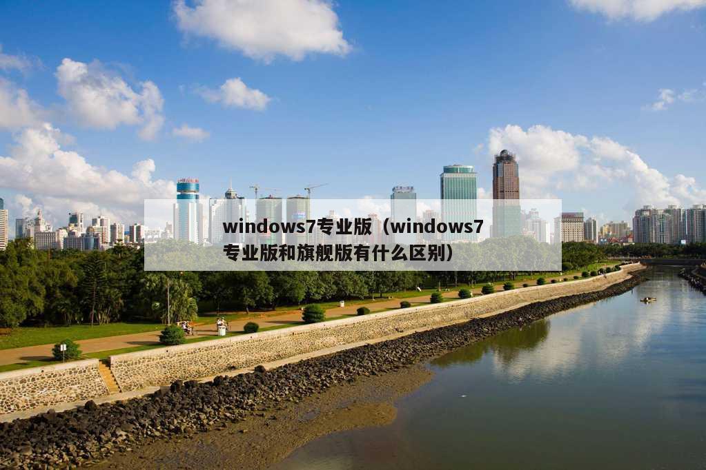 windows7专业版（windows7专业版和旗舰版有什么区别）