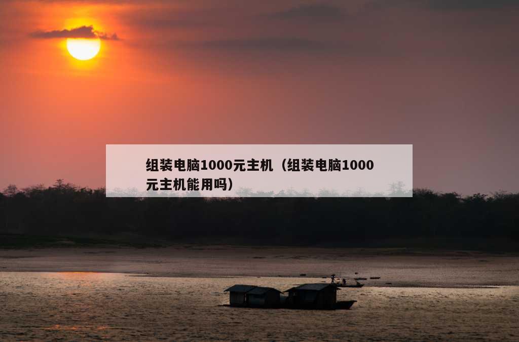 组装电脑1000元主机（组装电脑1000元主机能用吗）