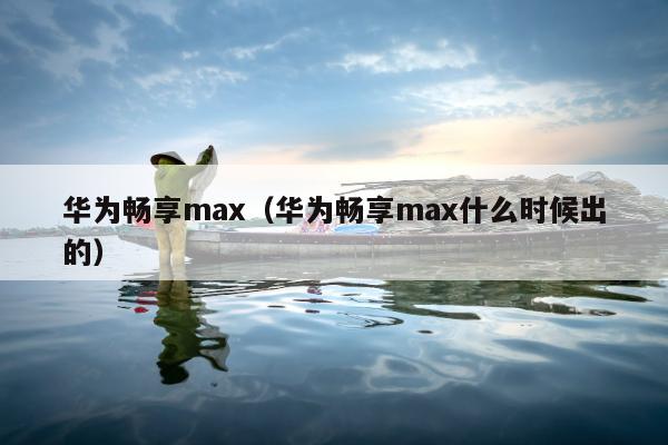 华为畅享max（华为畅享max什么时候出的）