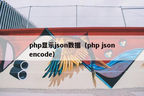 php显示json数据（php jsonencode）