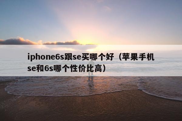 iphone6s跟se买哪个好（苹果手机se和6s哪个性价比高）