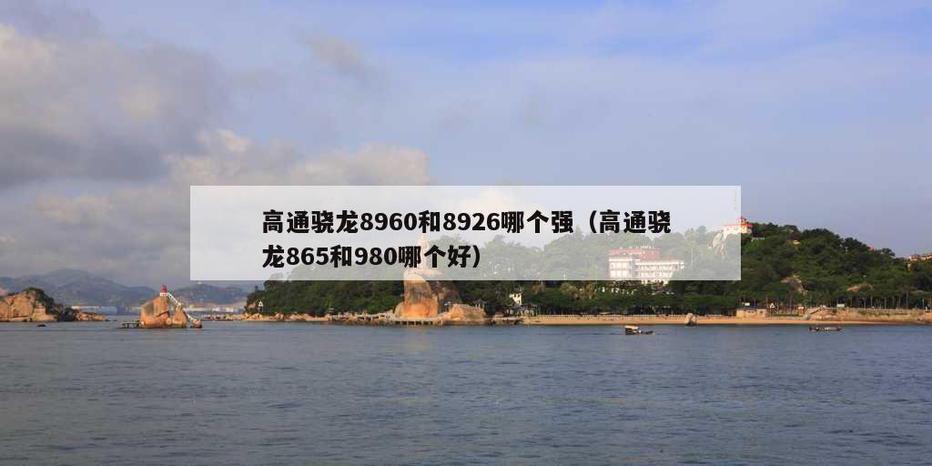 高通骁龙8960和8926哪个强（高通骁龙865和980哪个好）