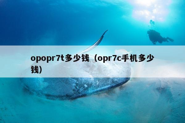 opopr7t多少钱（opr7c手机多少钱）