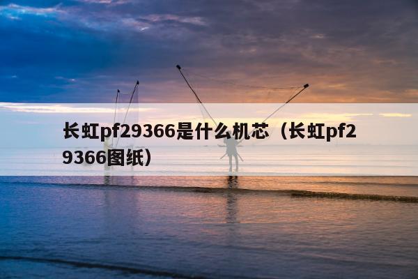 长虹pf29366是什么机芯（长虹pf29366图纸）