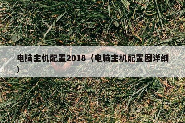 电脑主机配置2018（电脑主机配置图详细）