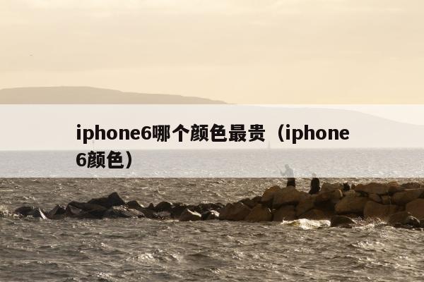 iphone6哪个颜色最贵（iphone6颜色）