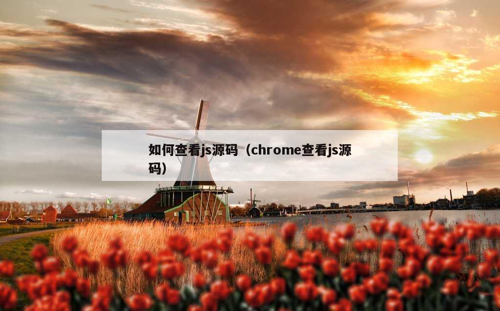 如何查看js源码（chrome查看js源码）