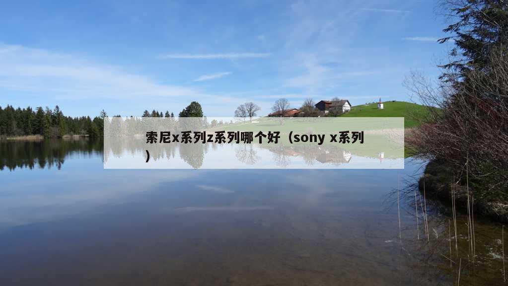 索尼x系列z系列哪个好（sony x系列）