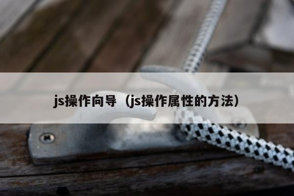 js操作向导（js操作属性的方法）