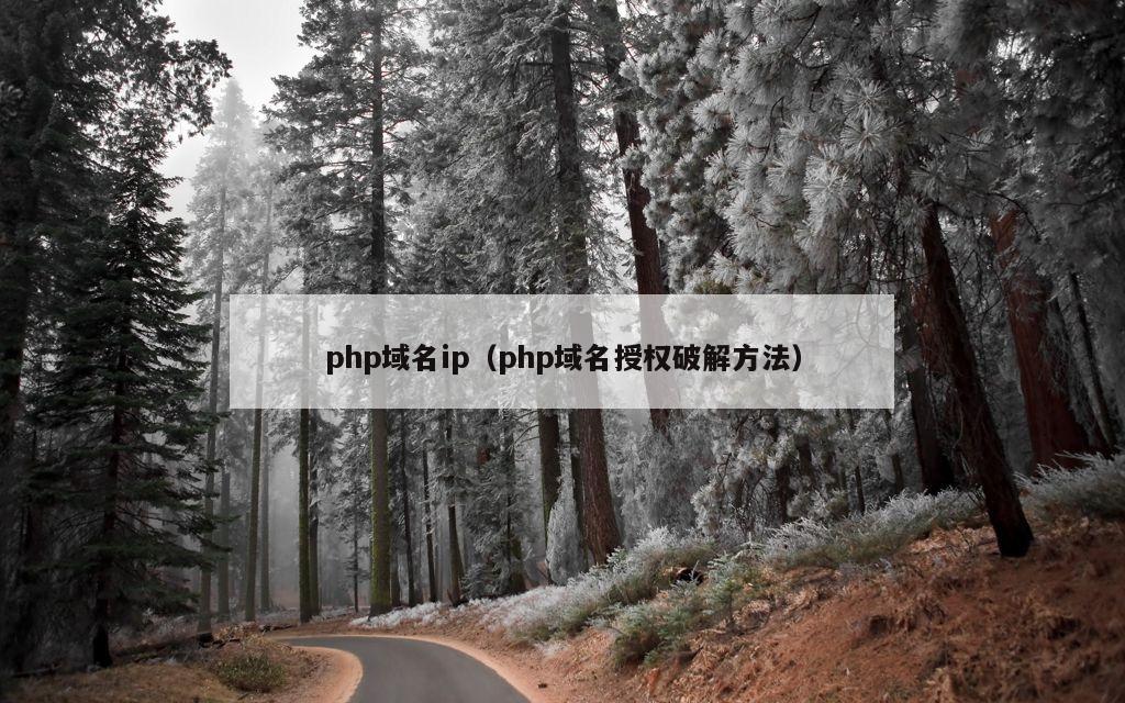 php域名ip（php域名授权破解方法）