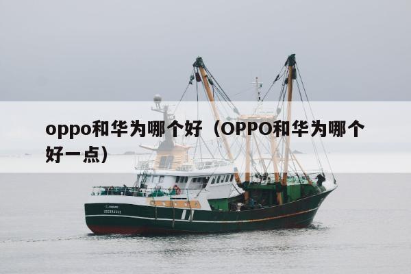 oppo和华为哪个好（OPPO和华为哪个好一点）