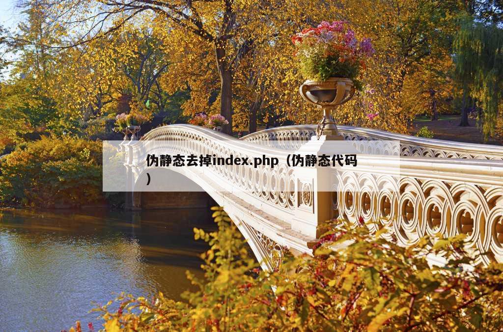 伪静态去掉index.php（伪静态代码）