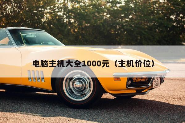 电脑主机大全1000元（主机价位）