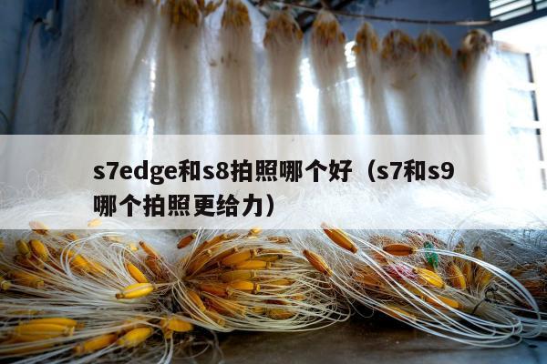 s7edge和s8拍照哪个好（s7和s9哪个拍照更给力）