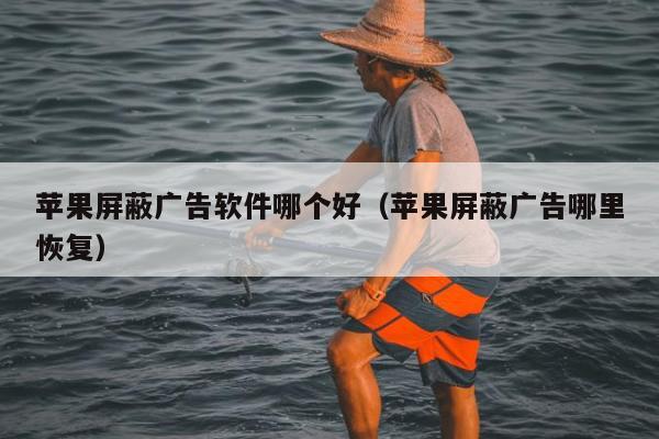 苹果屏蔽广告软件哪个好（苹果屏蔽广告哪里恢复）