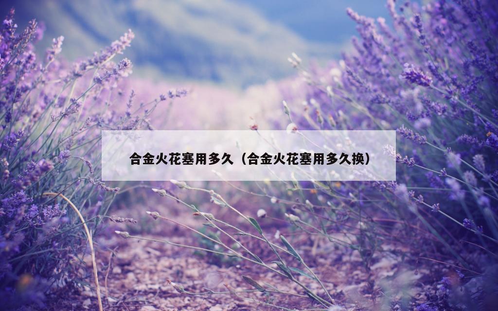 合金火花塞用多久（合金火花塞用多久换）