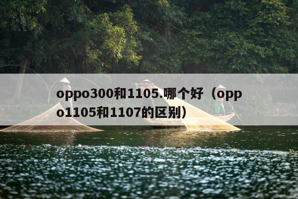 oppo300和1105.哪个好（oppo1105和1107的区别）