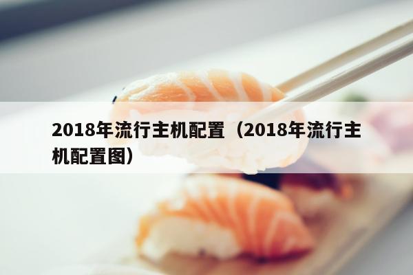 2018年流行主机配置（2018年流行主机配置图）