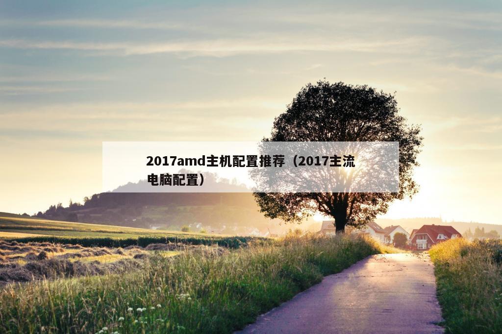 2017amd主机配置推荐（2017主流电脑配置）