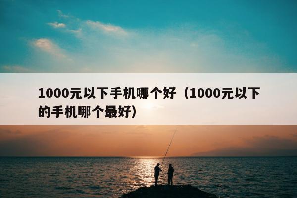 1000元以下手机哪个好（1000元以下的手机哪个最好）