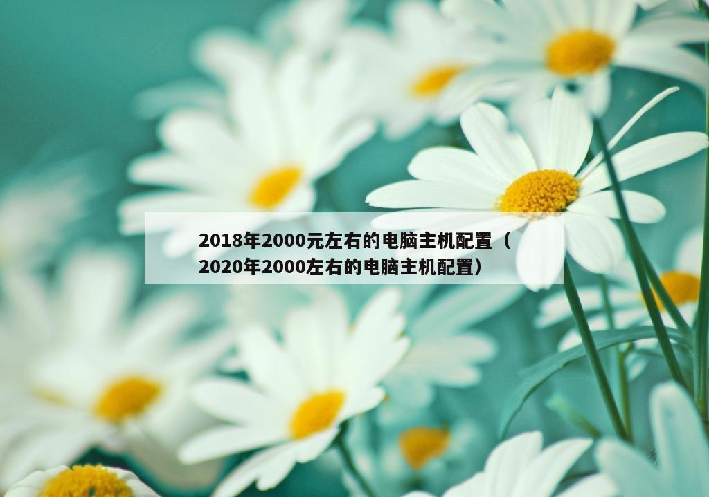 2018年2000元左右的电脑主机配置（2020年2000左右的电脑主机配置）