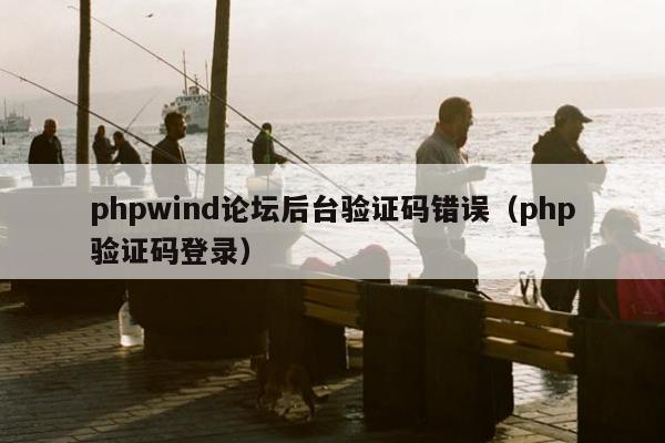 phpwind论坛后台验证码错误（php验证码登录）