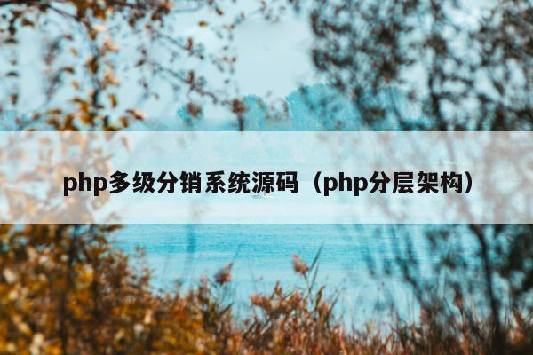 php多级分销系统源码（php分层架构）