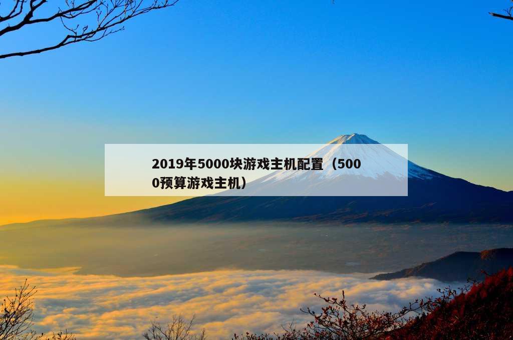 2019年5000块游戏主机配置（5000预算游戏主机）