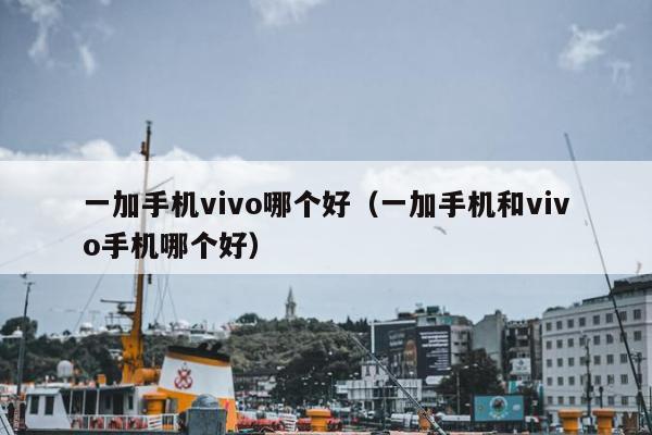 一加手机vivo哪个好（一加手机和vivo手机哪个好）