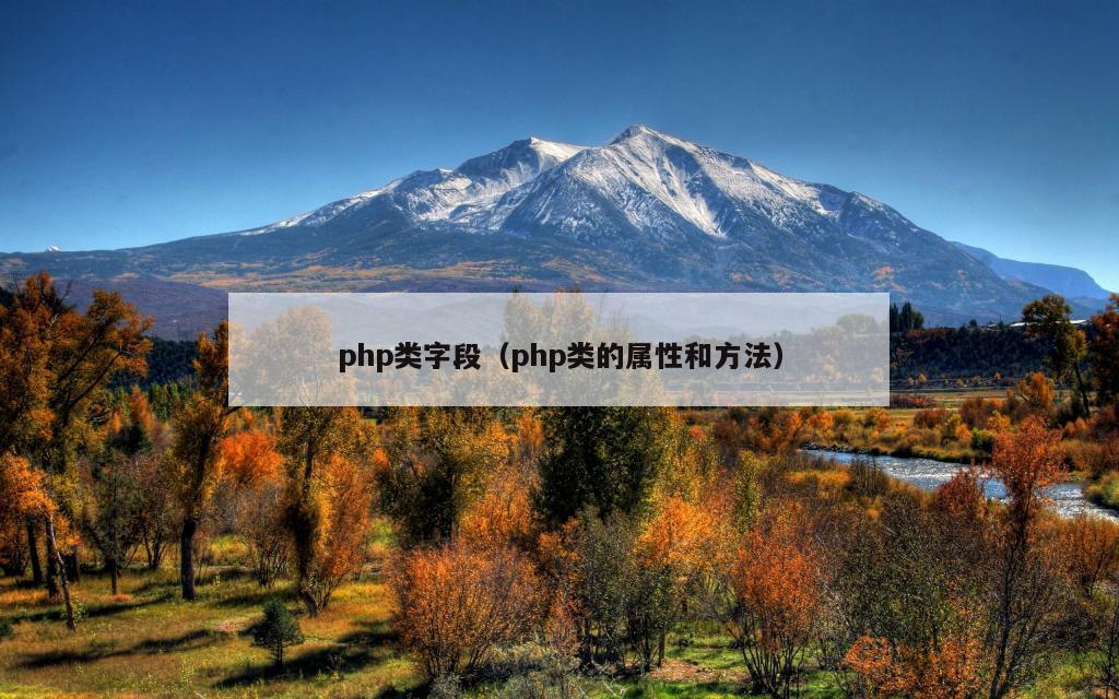 php类字段（php类的属性和方法）