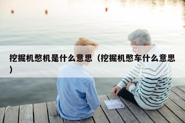 挖掘机憋机是什么意思（挖掘机憋车什么意思）