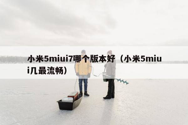 小米5miui7哪个版本好（小米5miui几最流畅）