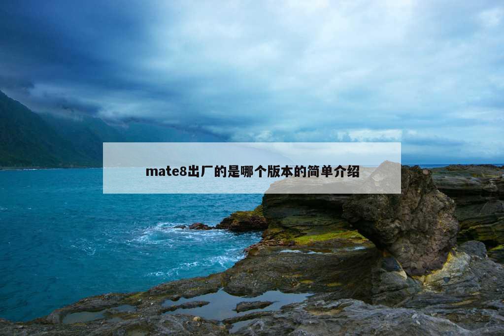 mate8出厂的是哪个版本的简单介绍