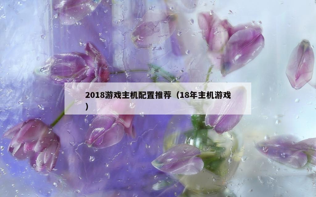 2018游戏主机配置推荐（18年主机游戏）