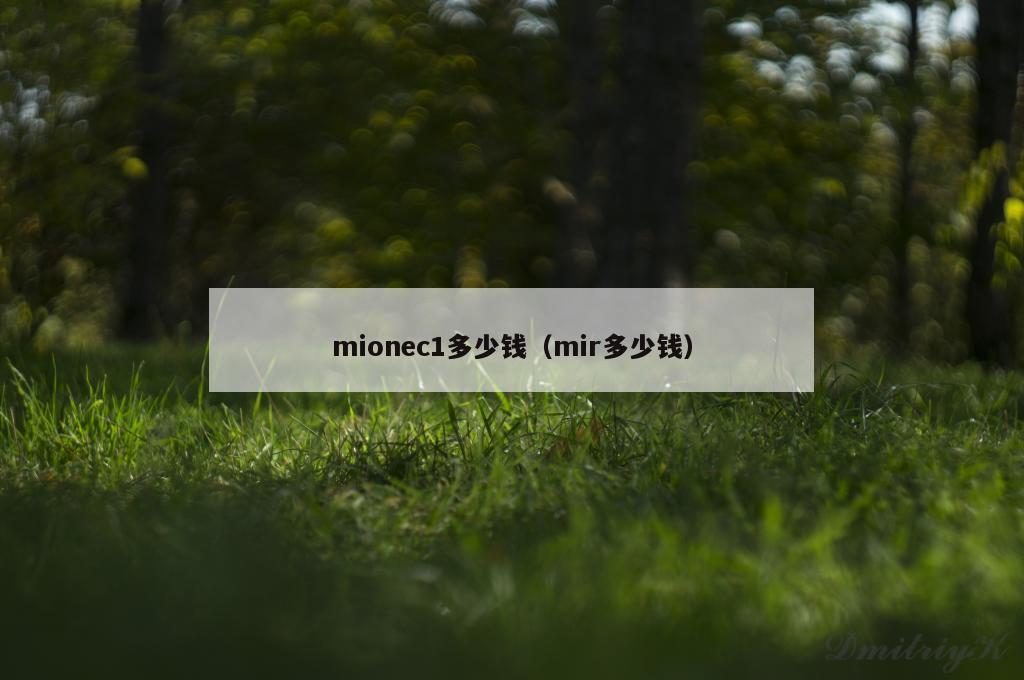 mionec1多少钱（mir多少钱）