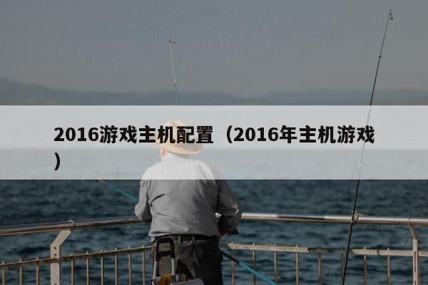 2016游戏主机配置（2016年主机游戏）