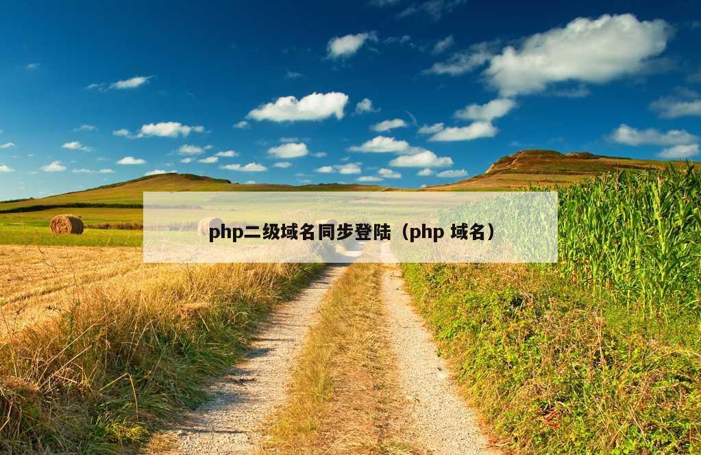 php二级域名同步登陆（php 域名）