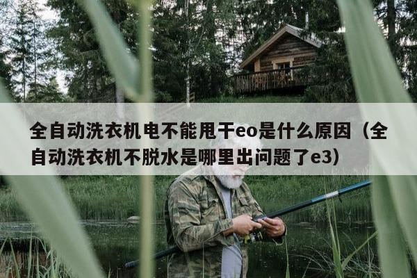 全自动洗衣机电不能甩干eo是什么原因（全自动洗衣机不脱水是哪里出问题了e3）