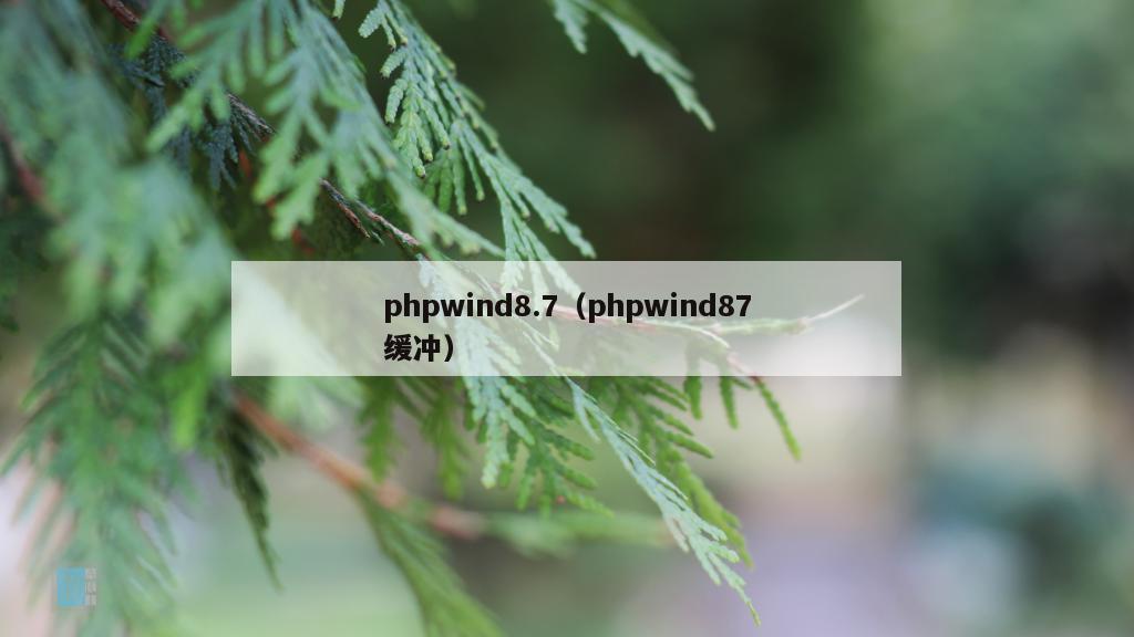 phpwind8.7（phpwind87缓冲）