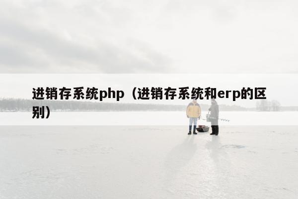 进销存系统php（进销存系统和erp的区别）