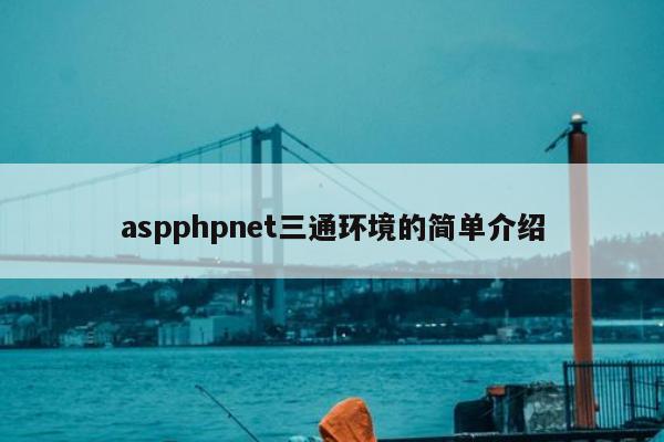 aspphpnet三通环境的简单介绍