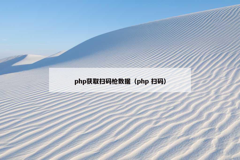 php获取扫码枪数据（php 扫码）