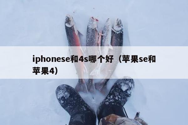 iphonese和4s哪个好（苹果se和苹果4）