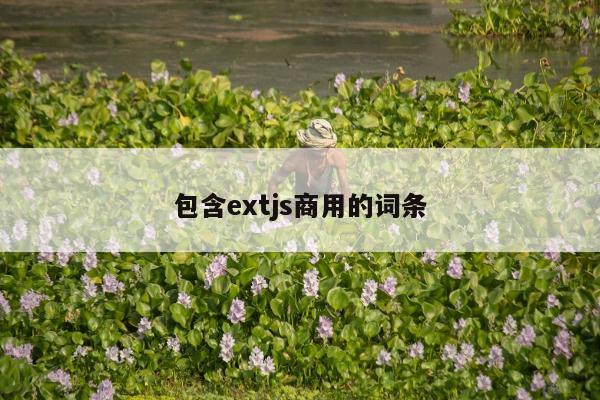 包含extjs商用的词条