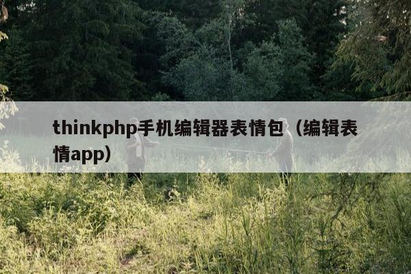 thinkphp手机编辑器表情包（编辑表情app）