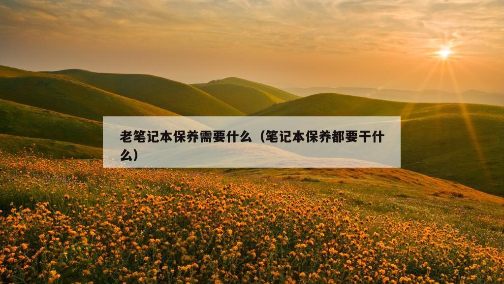 老笔记本保养需要什么（笔记本保养都要干什么）