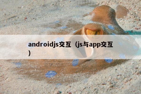 androidjs交互（js与app交互）