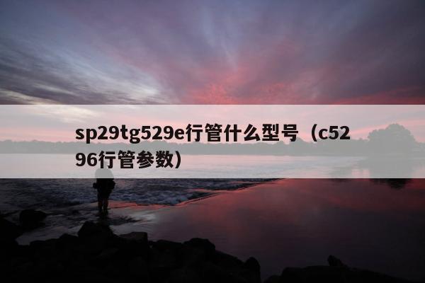 sp29tg529e行管什么型号（c5296行管参数）